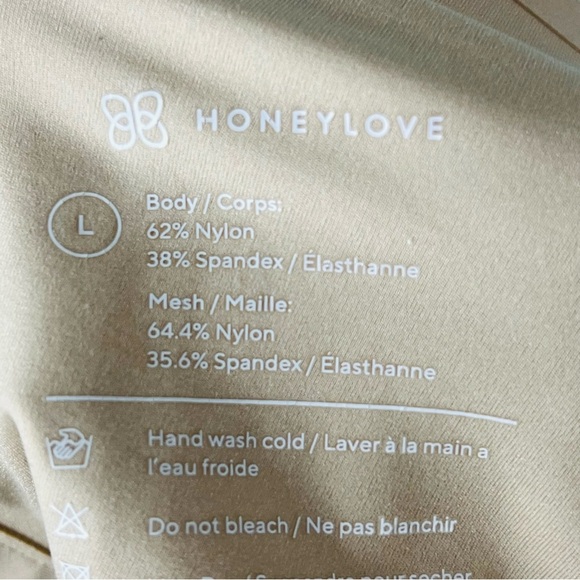 HONEYLOVE CrossOver Bra in sand size Large - Picture 5 of 5